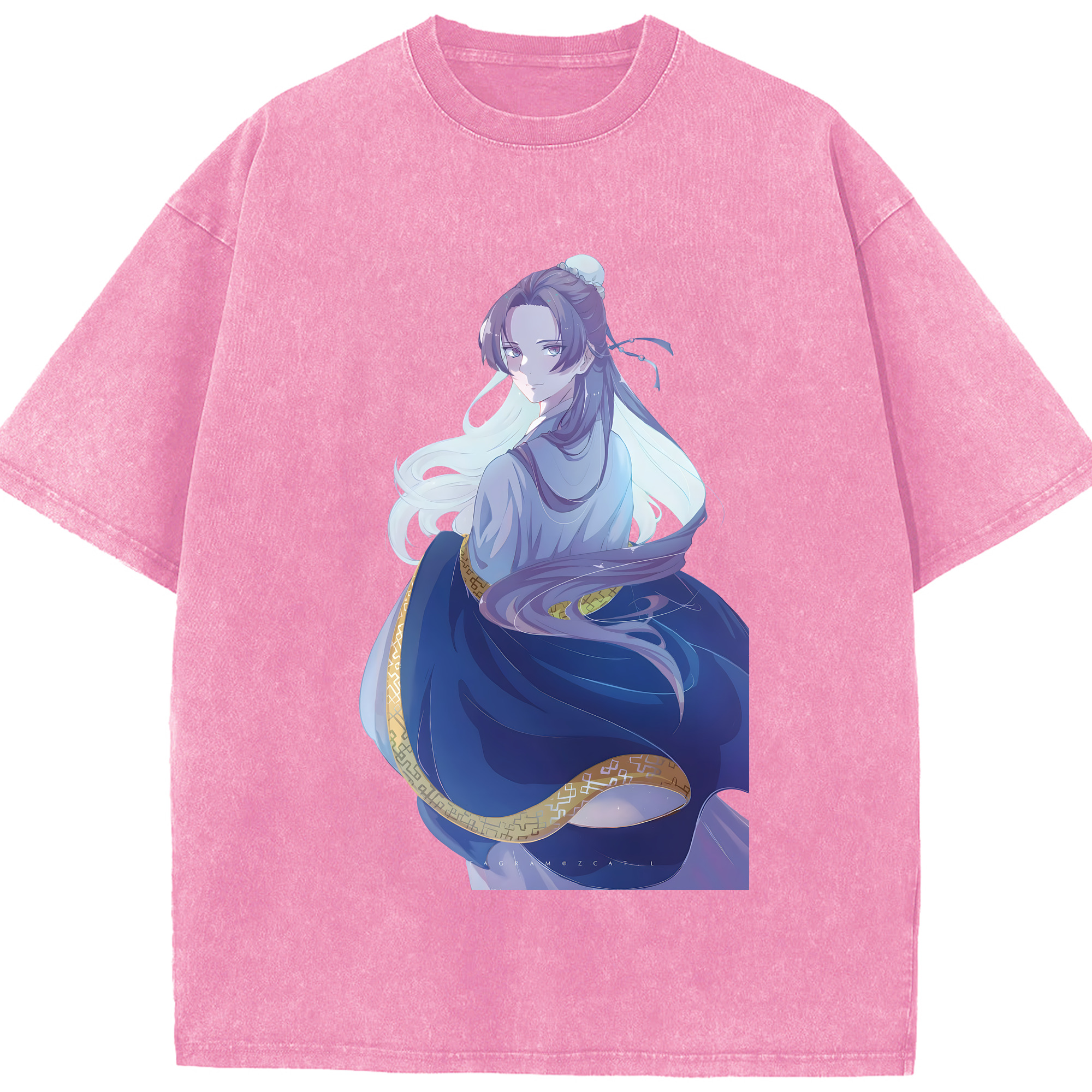 （画像用） 薬屋のひとりごと The Apothecary Diaries 綿100% ヴィンテージ風 半袖Tシャツ（フロントプリント）